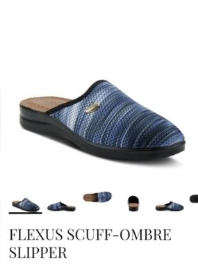 Ombre Blue Slip-Ons